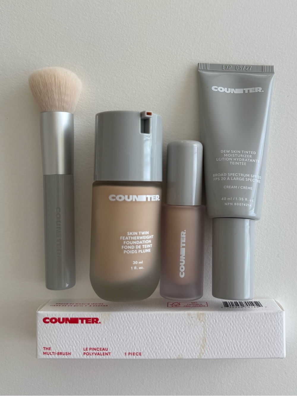 COUNTER Beauty Skin foundation Set of 4